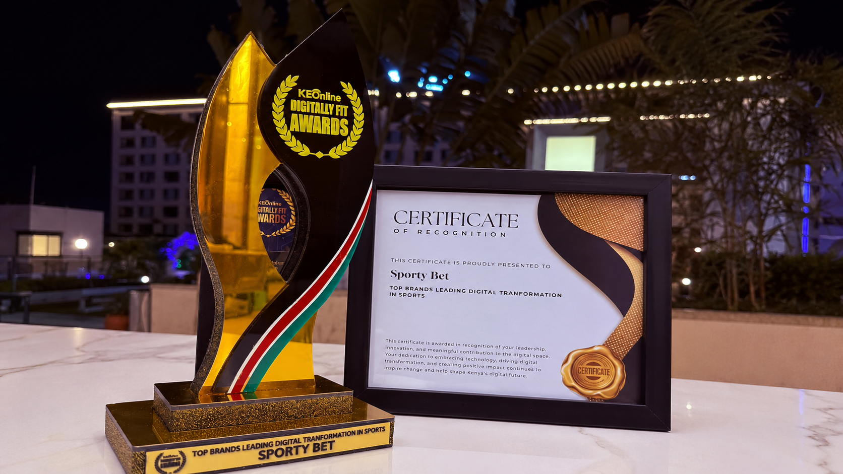 SportyBet recognized among businesses advancing digital transformation in Kenya at the 2026 Digitally Fit Awards.