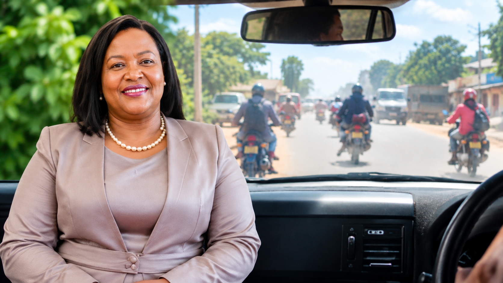 Rebecca Miano addresses viral reports linking her to a reported roadside incident, rejecting the claims and confirming that she is safe.