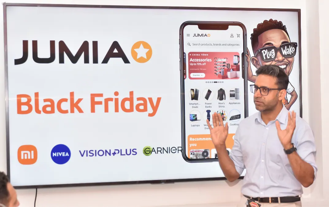 The Regional CEO of Jumia East Africa is Vinod Goel.